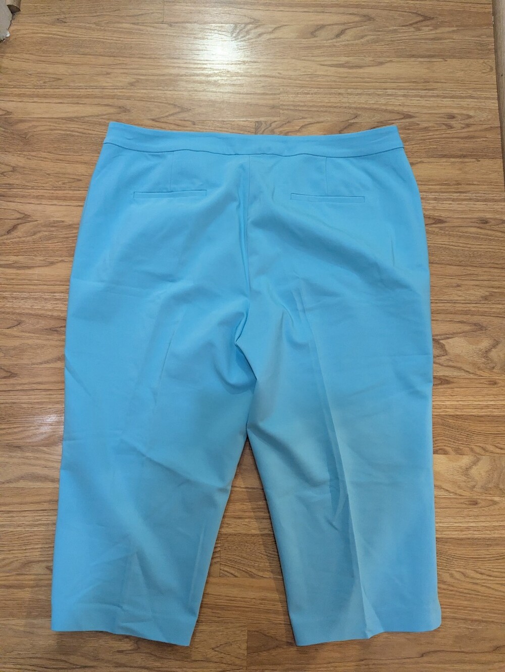 Ruby Rd. Light Blue Capri Pants - Picture 2 of 3
